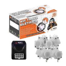 Kit Trava Elétrica 4 Portas Original Soft Celta/Uno/Palio/Fiesta e Eosport - AA.42.0011