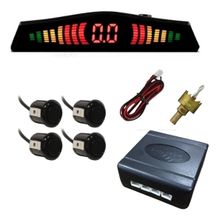 Sensor de Estacionamento KX3 ECO 4 Pontos - Preto