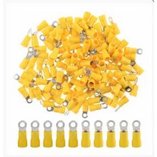 Terminal Olhal Technoise Pré-Isolado Amarelo 4 a 6mm - Pacote Com 100 Peças