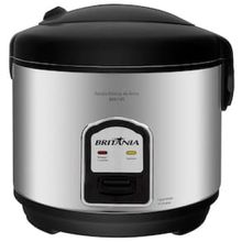 Panela Elétrica de Arroz Britânia BPA10PI 10 Xícaras – Preta/Inox