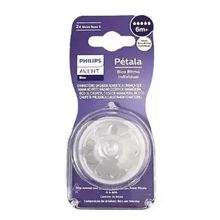 Bico Pétala Fluxo Rápido nº 5 para 6m+ Philips Avent (Novo bico ritmo individual)