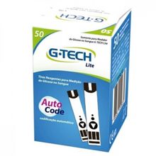 Tiras Reagentes G-Tech Lite Smart c/ 50 unidades