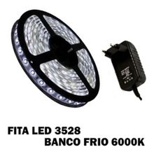 Fita De Led 5050 Sem Silicone Bf+Fonte