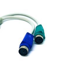 Cabo Rabicho Converso Usb Para Ps/2 Branco