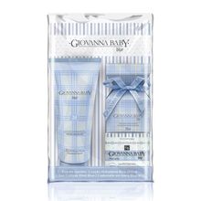 Kit Giovanna Baby Blue Hidratante 200ml Colônia Sabonete