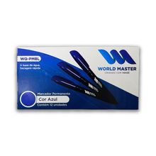 Marcador Permanente Azul Wq-Pmbl - 12 Unidades