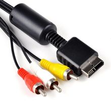 Cabo Av Áudio E Vídeo Rca Para Ps2 Ps3 Console - Vídeogame