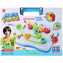 Maleta Criativa - Magic Plate - 151 Peças