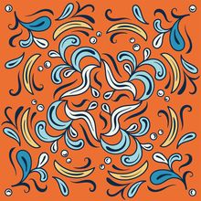 Adesivo Decorativo Azulejo 8 pc 15cm X 15cm Estampado
