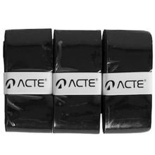 Overgrip Fita Protetora Acte Sports BT103-P com 3 Unidades - Preto