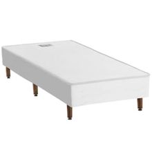 Base Box para Colchão de Solteiro Premium Londres 35 x 88 x 188 cm - Branco