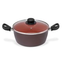 Caçarola Terracota Multiflon com Antiaderente de Alumínio - 22cm