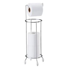 Suporte de Chão para Papel Higiênico Utimil em Aço Cromado - 51 cm