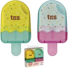 BORRACHA PICOLÉ HOLIC FOFURICES - ESTOJO COM 2 UN. - TRIS