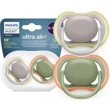 CHUPETA ULTRA AIR DUPLA LISA VERDE - 6-18M - PHILIPS AVENT