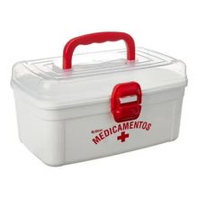Maleta Plastica de Primeiros Socorros Branca 23 x 37 x 22cm - NITRON