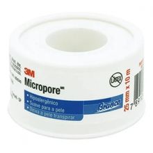 Fita Micropore 3M 2,5cm x 10m Branca