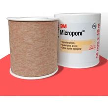 Fita Micropore 3M 5cm x 10m Bege