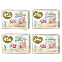 Trocador Descartável Mili Love &amp; Care 4 Pacotes c/5 unidades
