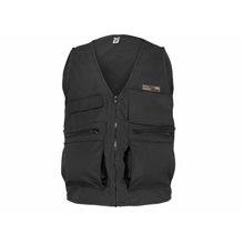 Colete Tático Ripstop Comfort Preto Pesca Segurança Motoboy