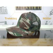 Boné Camuflado Padrão Exército Brasileiro Brim Com Tela