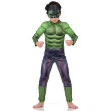 Fantasia Hulk com Peitoral Infantil - Marvel - Avengers