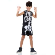 Fantasia Esqueleto Infantil Super Pop - Halloween