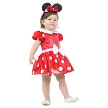 Fantasia Minnie Bebê Vermelha - Disney