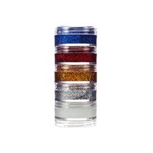 Tinta Facial Glitter Cremoso - Kit com 5 Cores