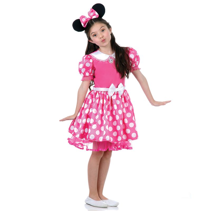 Fantasia Minnie Rosa Infantil - Disney - Shop Coopera