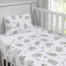 Jogo de Cama Tecebem Malha Mini Cama(Montessoriana)Yan 3 Peças Branco