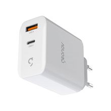 Carregador Universal Usb-C Pd 65W/ Usb Qc 3.0 18W Branco GEONAV