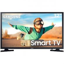 "Smart TV LED 32"" HD Samsung T4300 com HDR, Sistema Operacional Tizen, Wi-Fi, Espelhamento de Tela, Dolby Digital Plus, HDMI e USB - 2020"