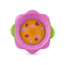 Prato Infantil Flor Rosa Nuby