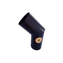 Curva Para Tubo De Chaminé Preto Diâmetro 15cm