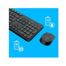 Teclado e Mouse Logitech Wireless