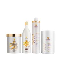 Kit Pó Descolorante Coloração Profissional Ox 40 e Nutrição