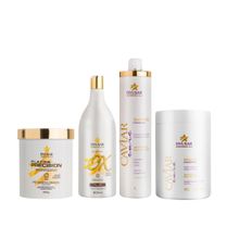 Kit Pó Descolorante Coloração Profissional Ox 30 E Caviar