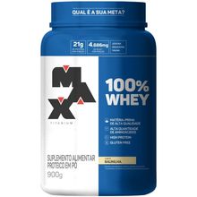 100% Whey Protein Concentrate 900g Baunilha Max Titanium
