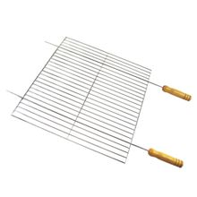 Grelha Plana Quadrada P/ Churrasqueira 45x75 Aço Galvanizado