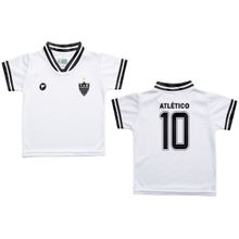 Camiseta Bebê Atlético MG Branca - Torcida Baby