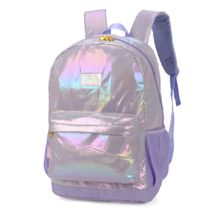 Mochila Costas Feminina Juvenil Barbie Brilho Metalizado.46377