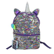 Mochila Estampa de Unicórnio com Paetês Clio Girls Ref.3099