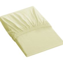 Lençol Tecebem Solteiro King Malha C/ Elástico Liso 100mx203mx40cm Baunilha