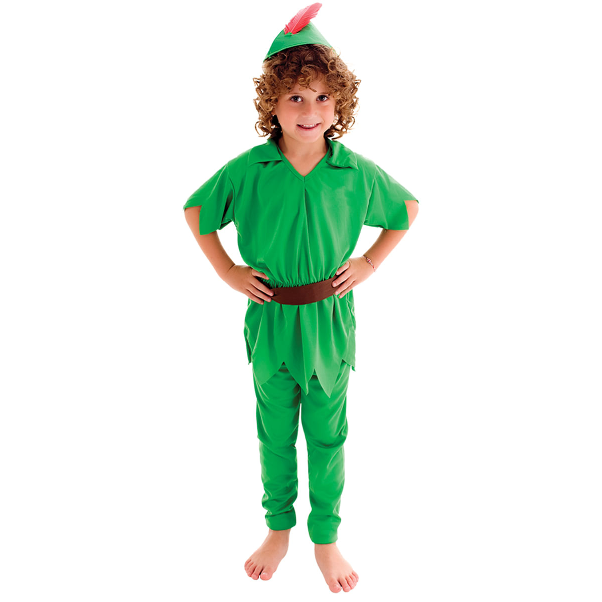 Fantasia Peter Pan Disney Infantil Longo