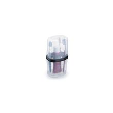 Porta Escova de Dentes Com Tampa Encaixável Transparente