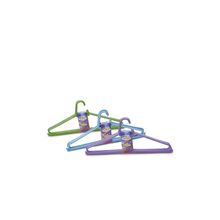 Conjunto Kit Com 3 Cabides Roupa Armário Tradicional Sortidos Plástico