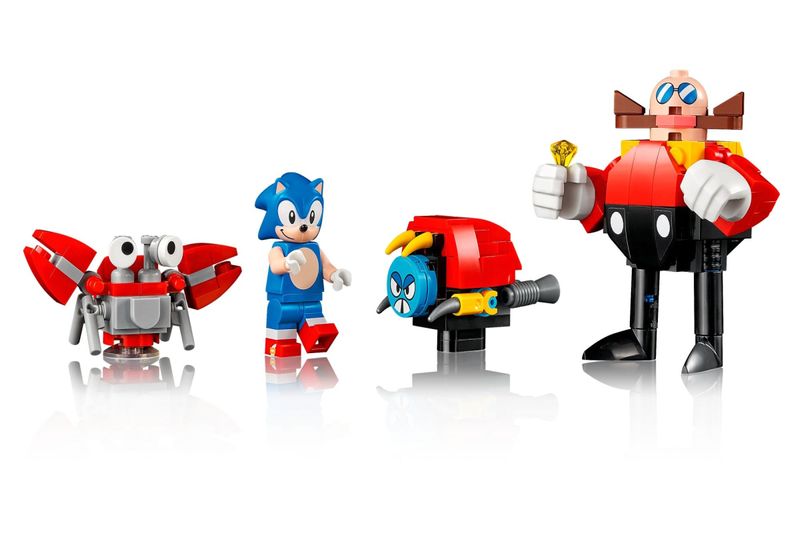 Blocos De Construção Educacionais Sonic Minifiguras Brinquedos De