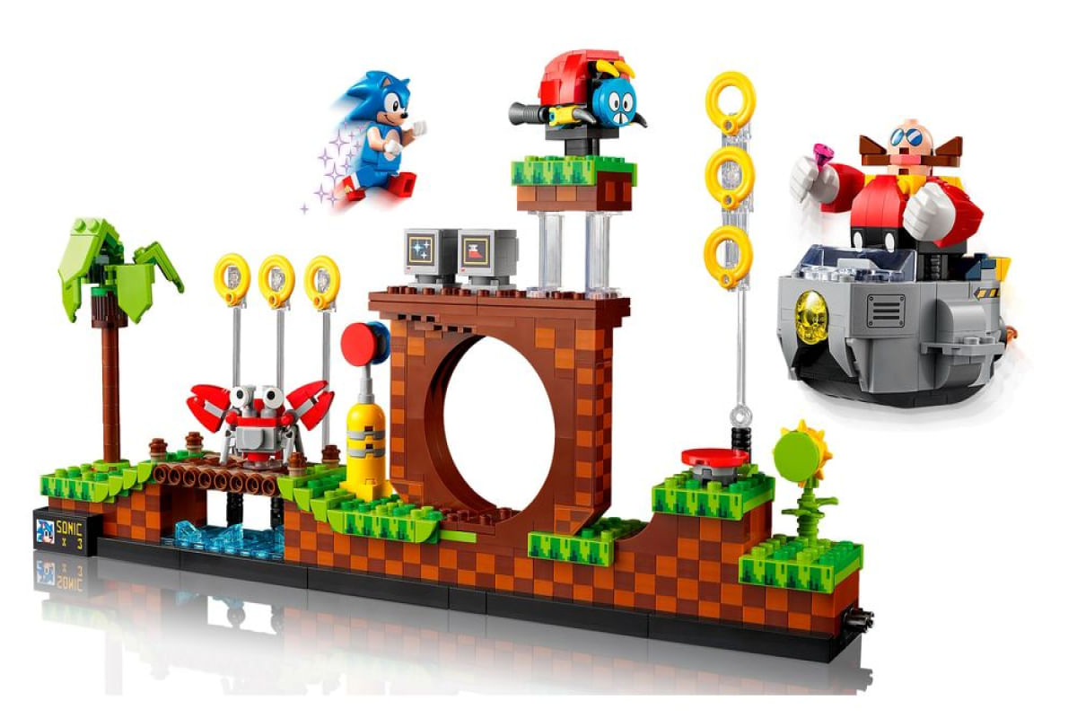 11184] Sonic - Mini-Blocos de Montar - 1800 peças