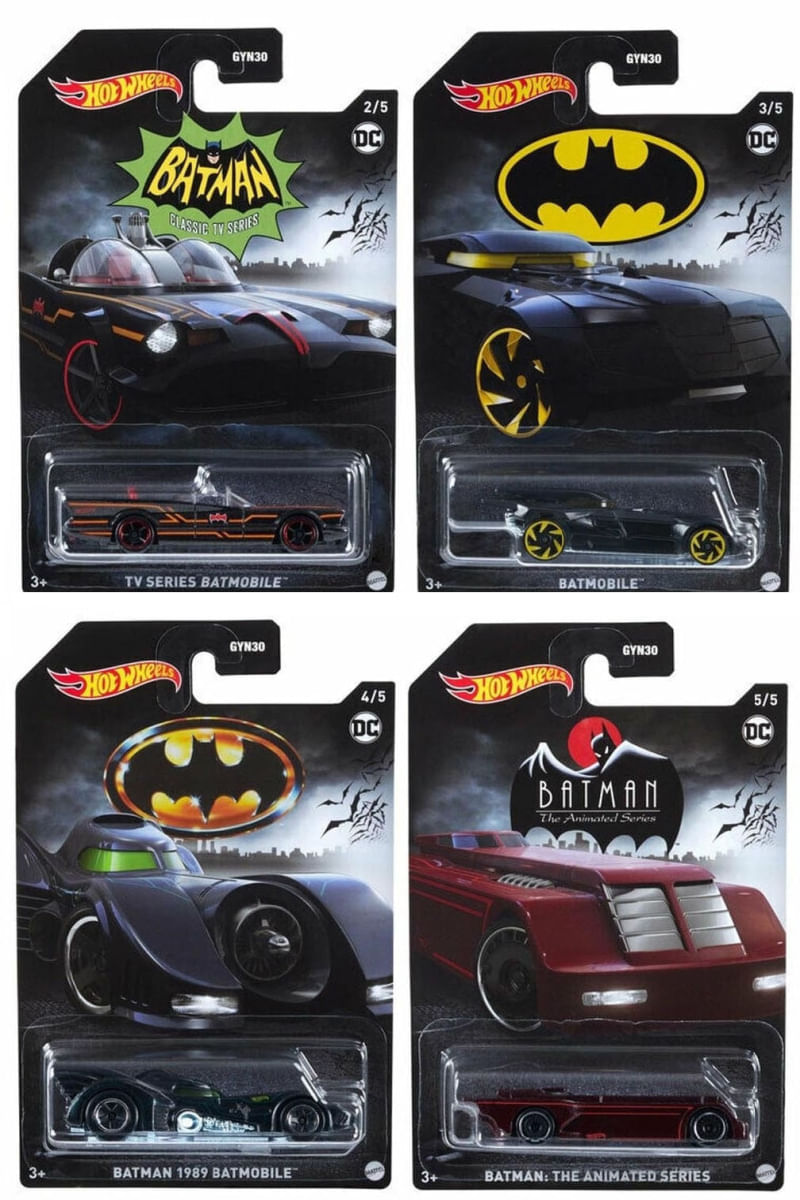 Carrinho - Hot Wheels Entertainment - Batman - Kit com 5 carrinhos MATTEL -  Shop Coopera